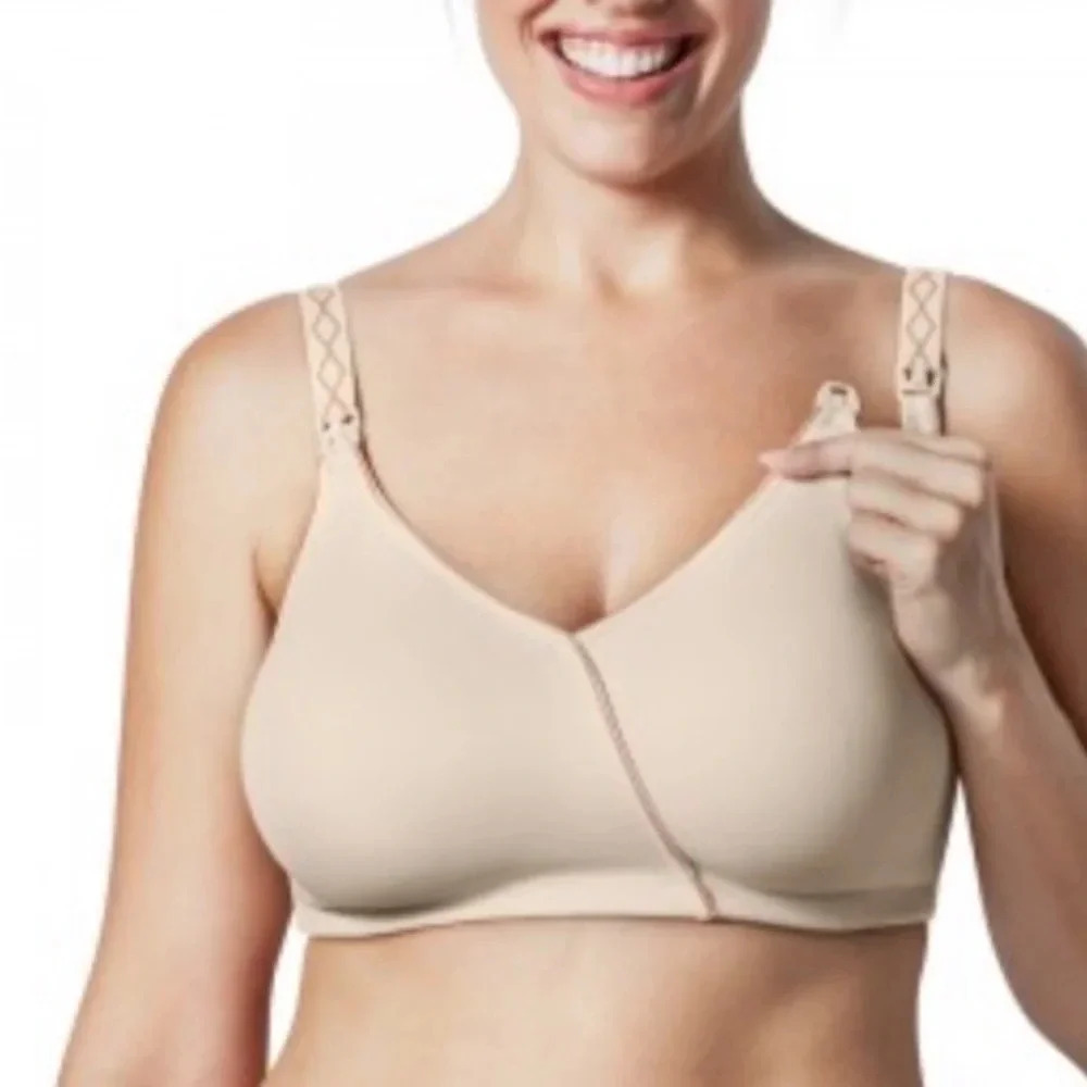 Nursing Bra 32 B/C Bravado Designs Chai Almond Tan New
